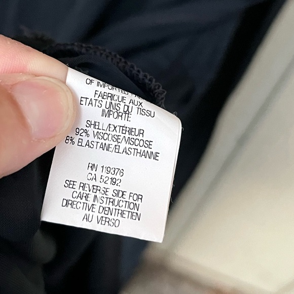 HELMUT LANG Faint High Slit Jersey Dress Black Size Small - Picture 10 of 12